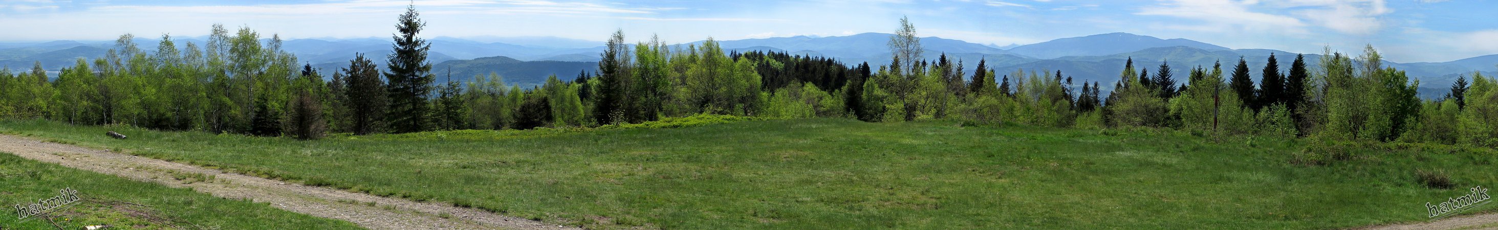 Leskowiec Panorama widok Tatry Babia Gora